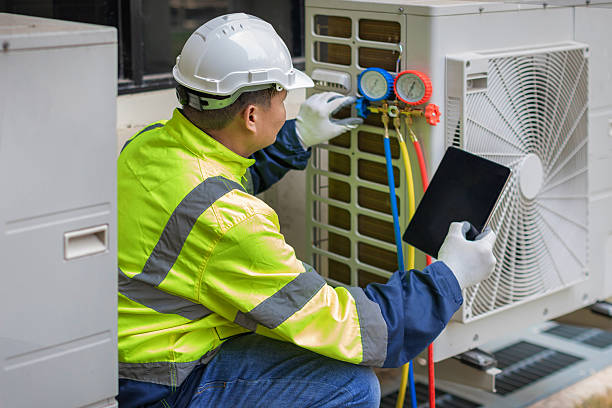 Professional Hvac technician working in East Greenville, PA